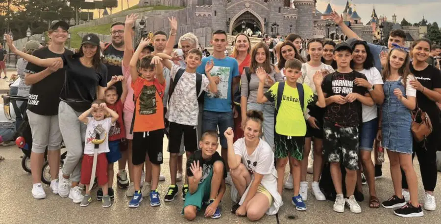 Children at Onesimus House orphanage in Timisoara, Romania.